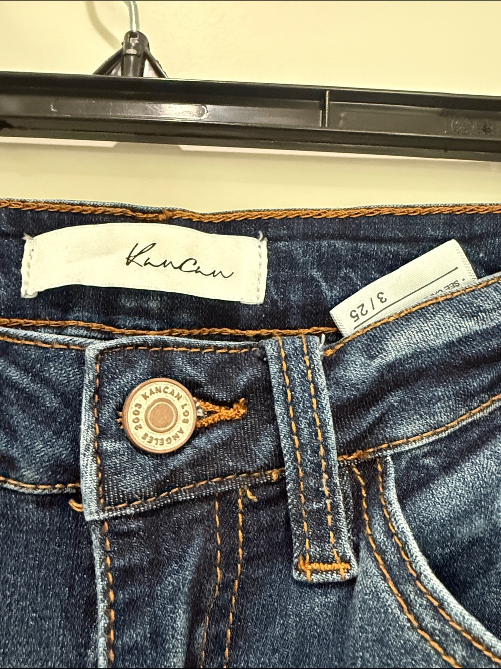 KanCan Dark Blue Flare Jeans - Picture 2 of 9